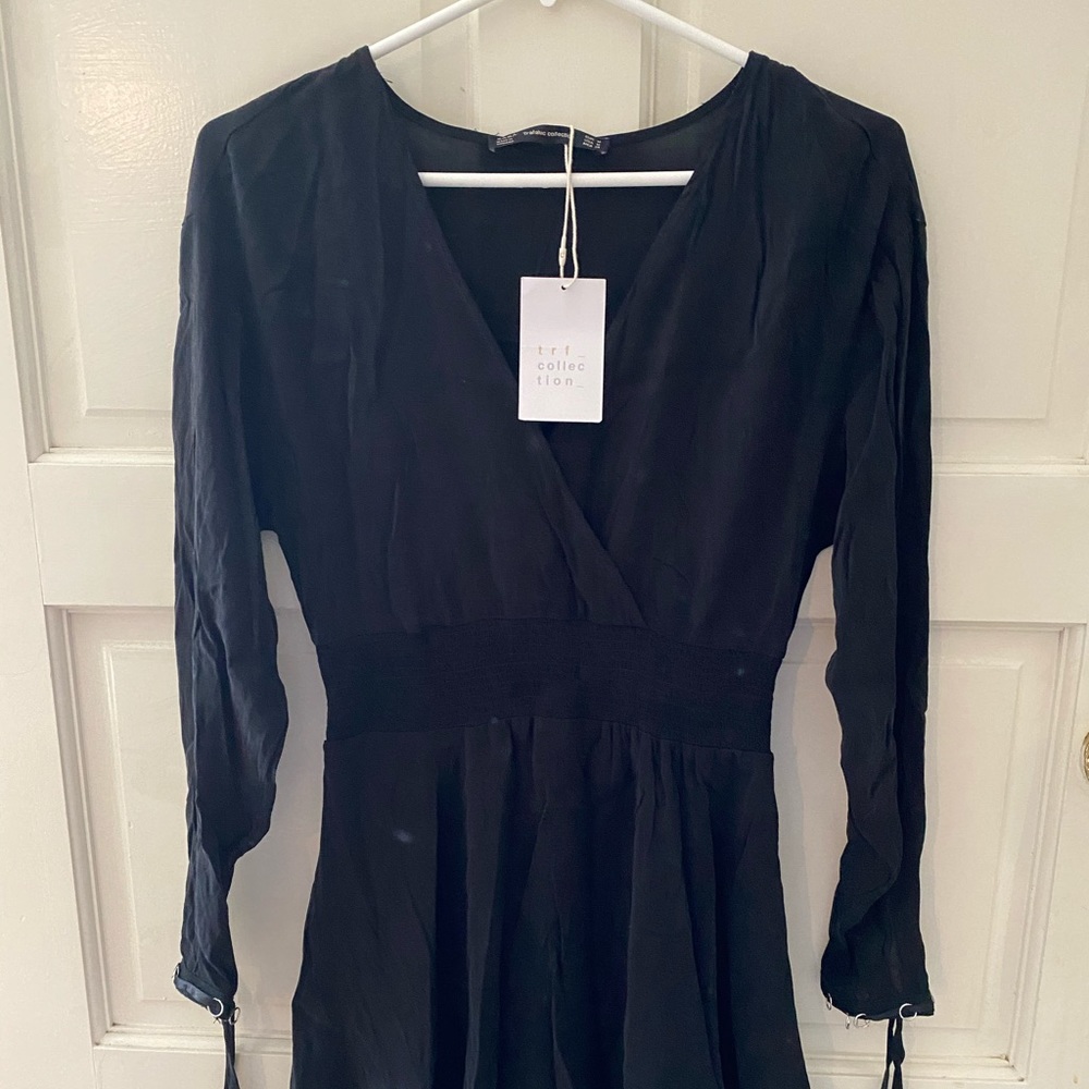 Zara black mini dress medium